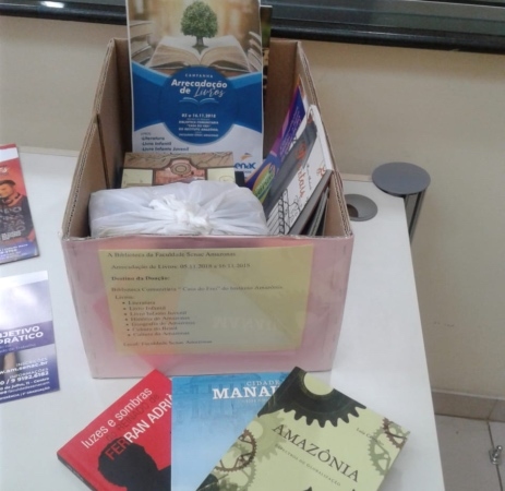 Faculdade Senac AM arrecada doação de livros para Casa do Frei