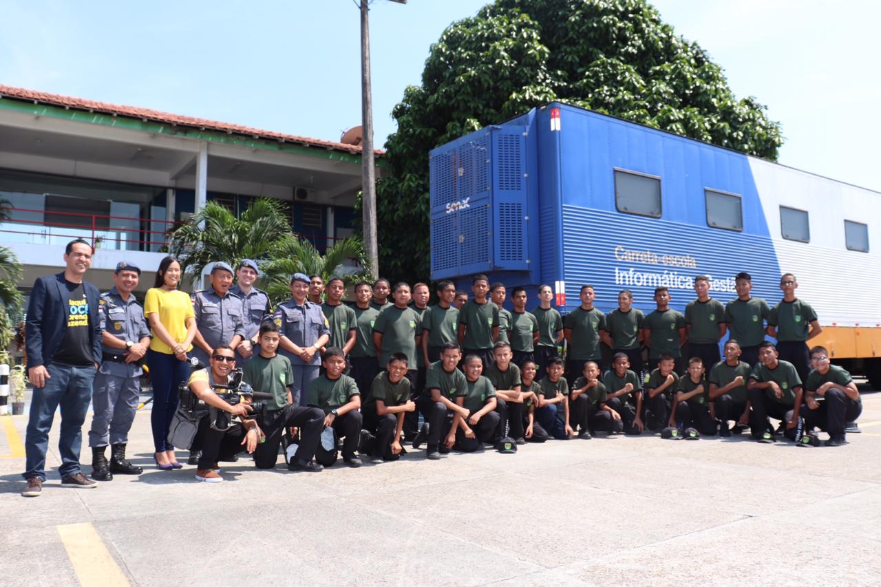 Coronel da PM elogia parceria com Senac AM na zona norte de Manaus