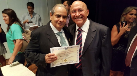 Presidente Roberto Tadros recebe Medalha da Ordem do Mérito Marechal Rondon