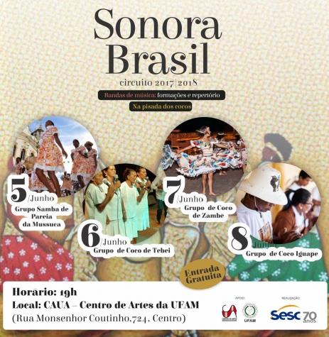 Sesc AM promove a 20ª Edição do Sonora Brasil