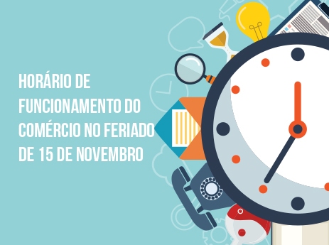 Veja o horário de funcionamento do comércio no feriado de 15 de novembro