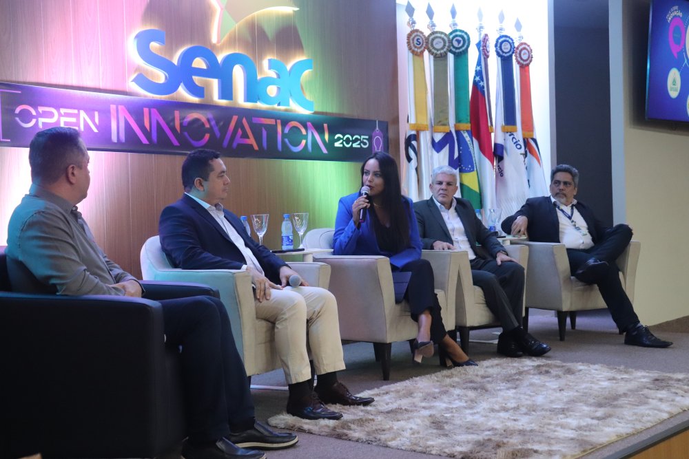 Senac AM realiza o evento Open Innovation com instituições, autoridades, empresários e estudantes