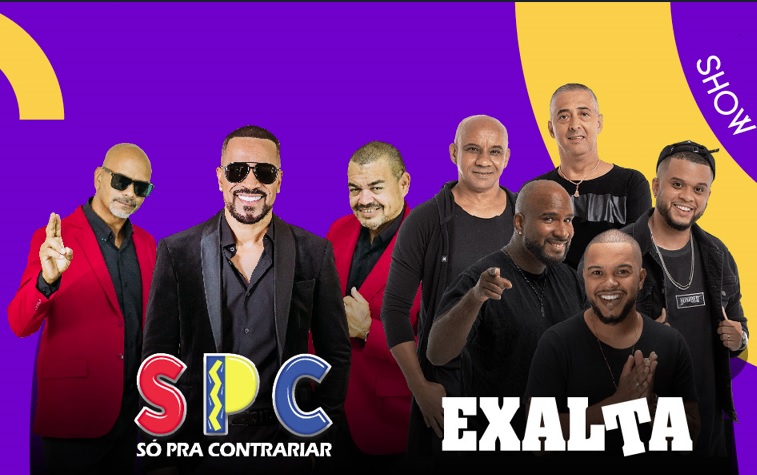 Exaltasamba e Só Pra Contrariar realizam show gratuito em Manaus